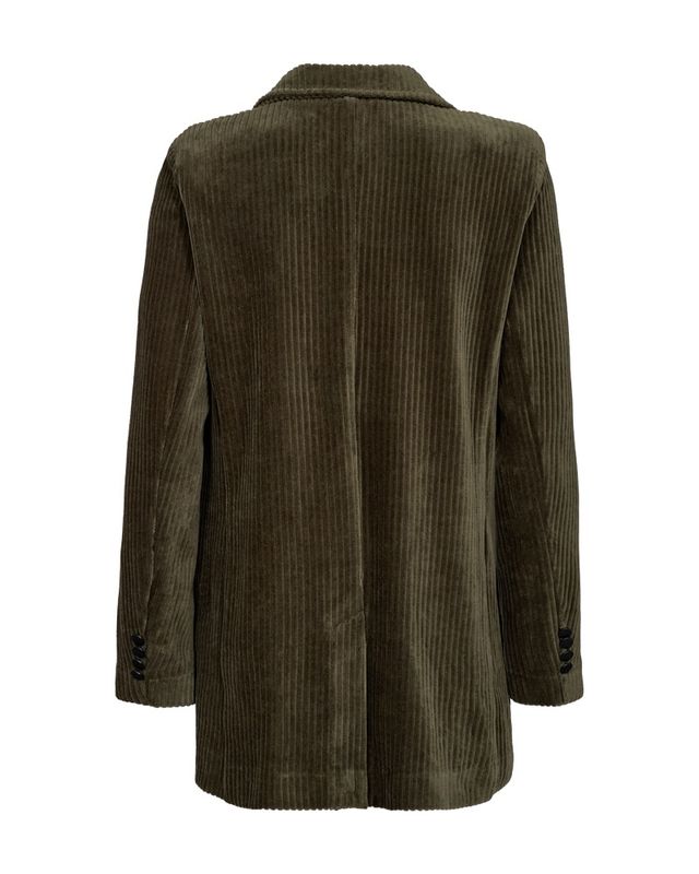 NACORY BLAZER VELVET - OLIVEN