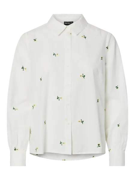 Hovedbilde GENEVA SKJORTE - OFFWHITE/GUL