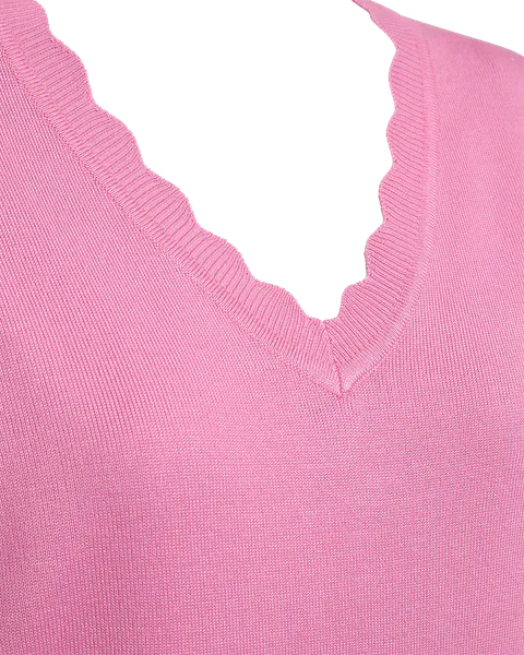 Hovedbilde KATIE GENSER V-HALS - ROSA
