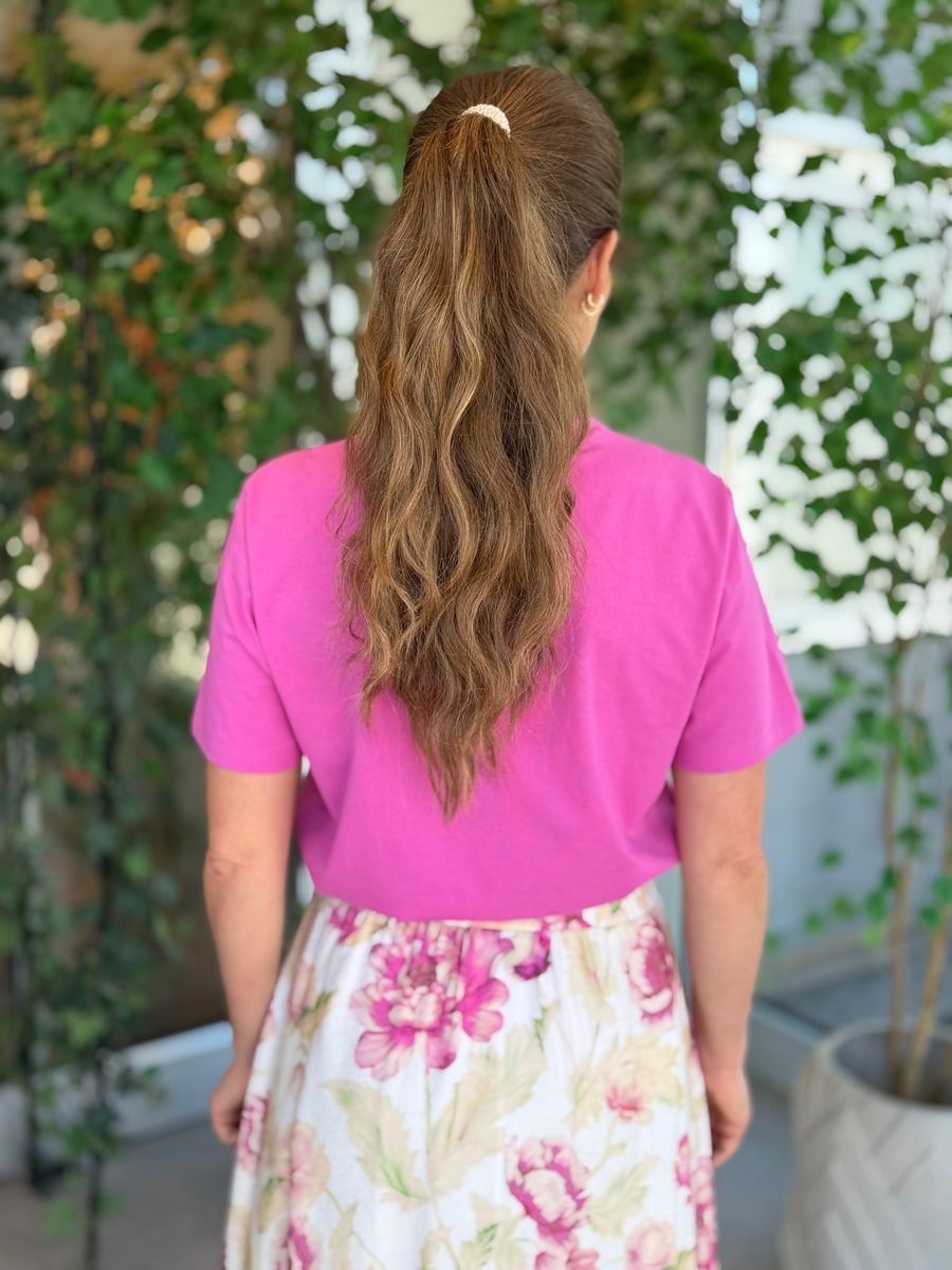 NORA T-SHIRT - CERISE