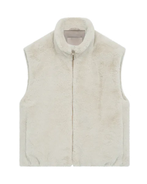 Hovedbilde FONY FAUX FUR VEST - MOONBEAM