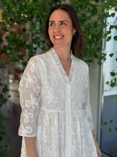 Hovedbilde RANDY EMBRO KJOLE - OFFWHITE