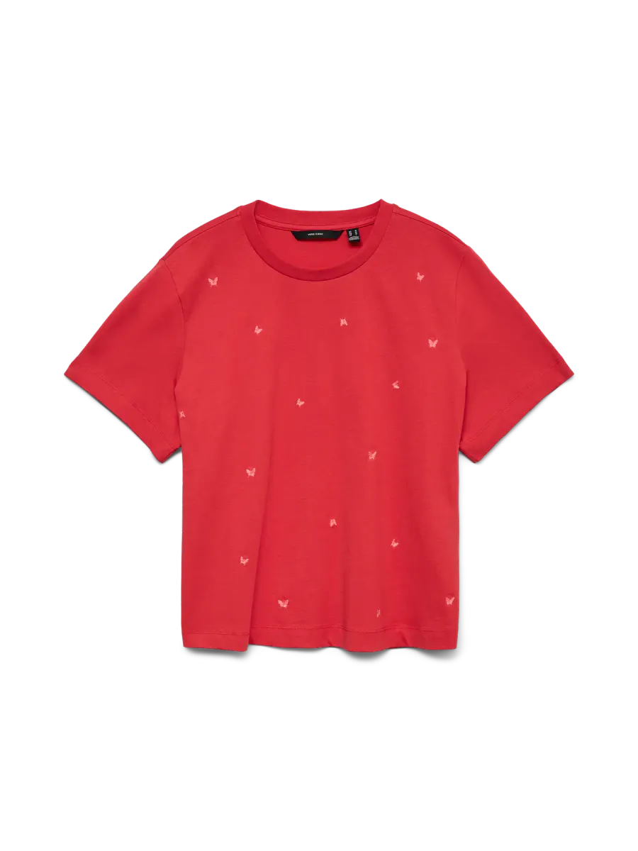 SOLA METTE T-SHIRT BUTTERFLY - BRINGEBÆR
