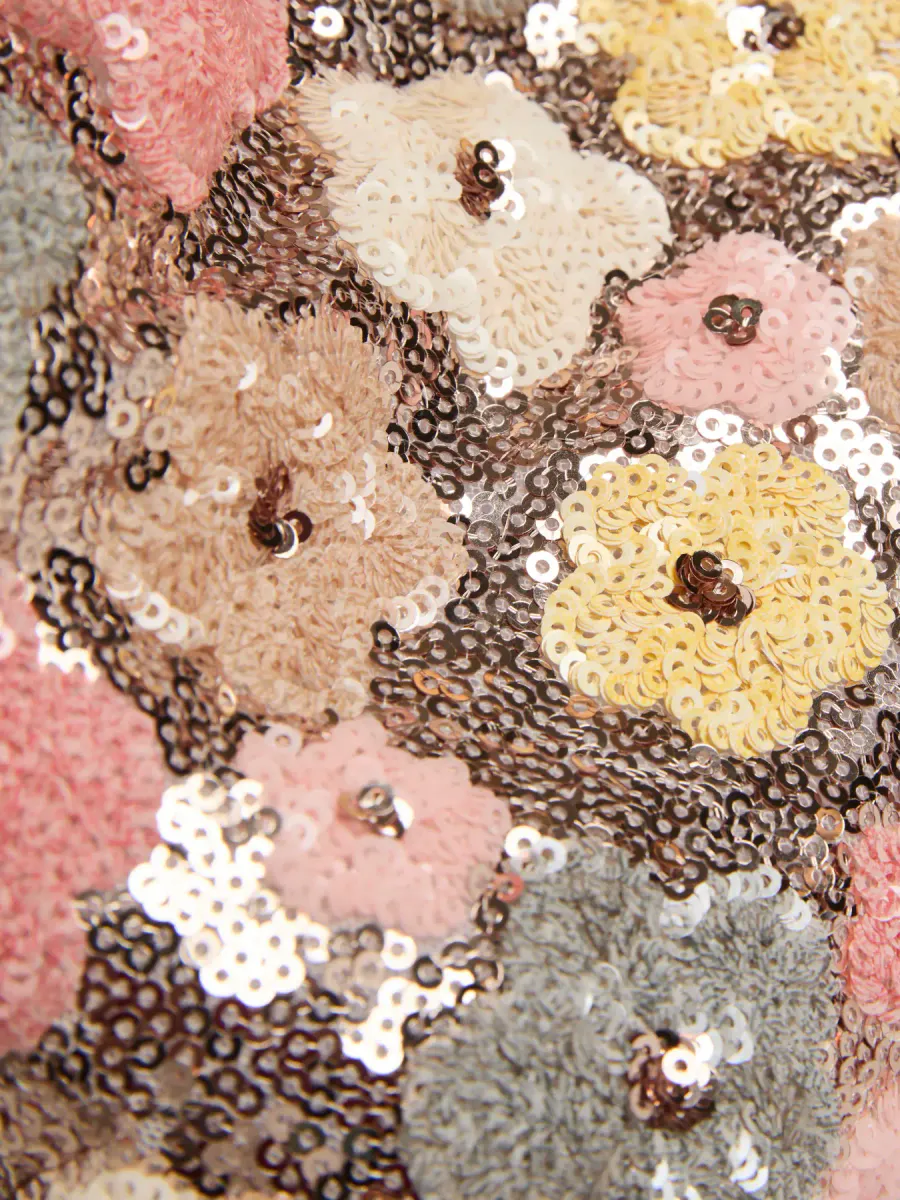 BINE PALJETT VESKE - FLOWER