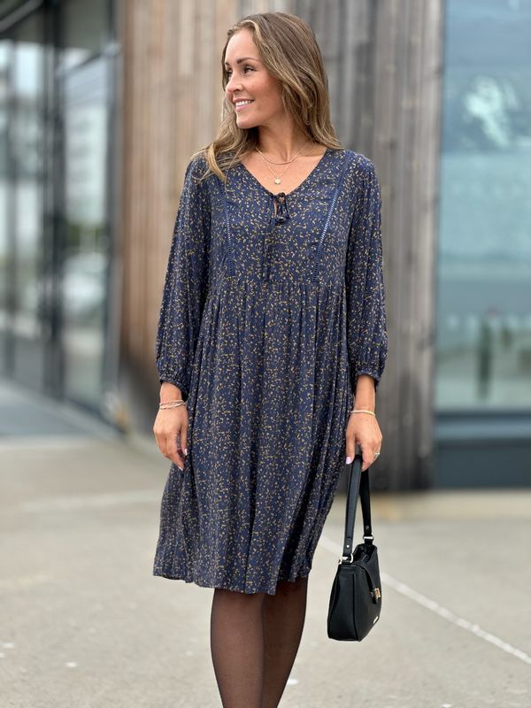 ADNEY KJOLE - NAVY/CAMEL