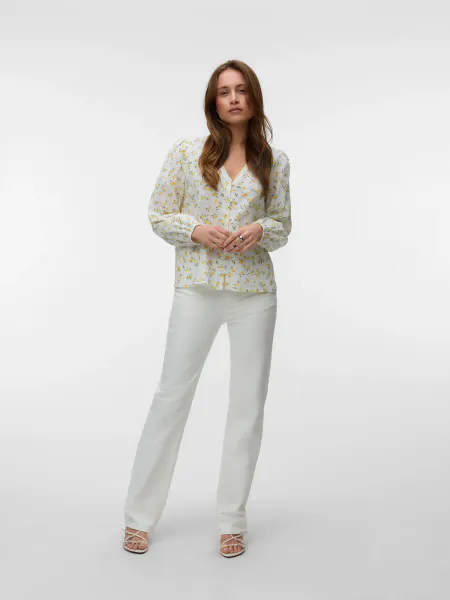 Hovedbilde MAYA SOFIA BLUSE - GULE BLOMSTER