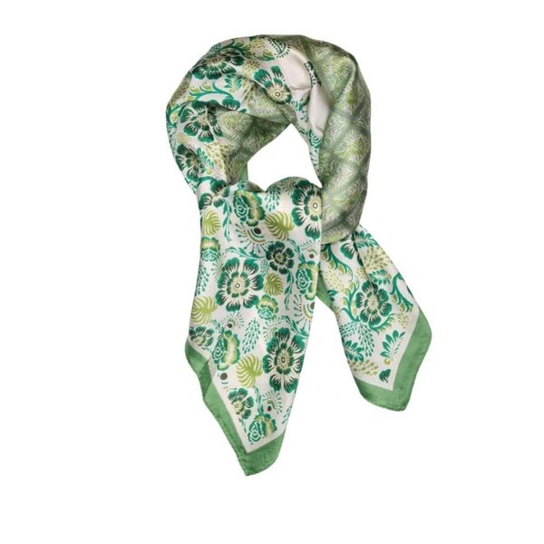 Hovedbilde SKJERF SILKELOOK FLOWERS - GRESSGRØNN