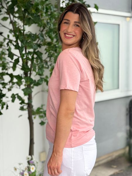 Hovedbilde VIVA T-SHIRT RUND HALS - ROSE