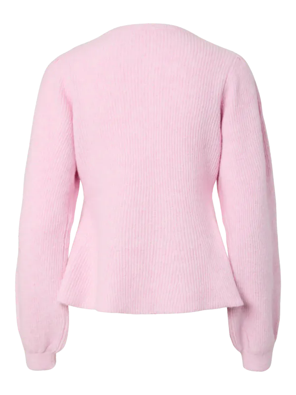 SILLY CARDIGAN M/PUFFERM - ROSA