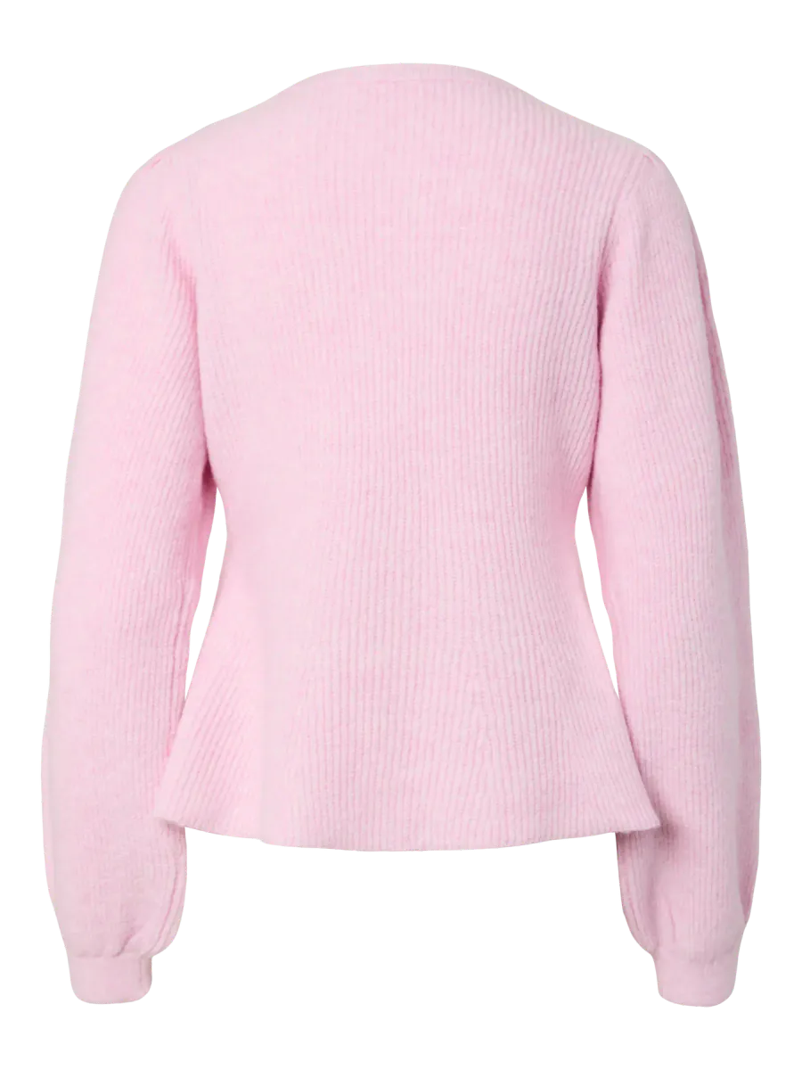 SILLY CARDIGAN M/PUFFERM - ROSA