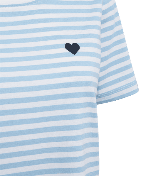 Hovedbilde MIAN T-SHIRT - OFFWHITE/HIMMELBLÅ