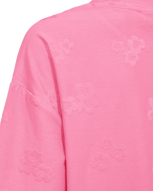 ZIPREA T-SHIRT FLOWERS - ROSA