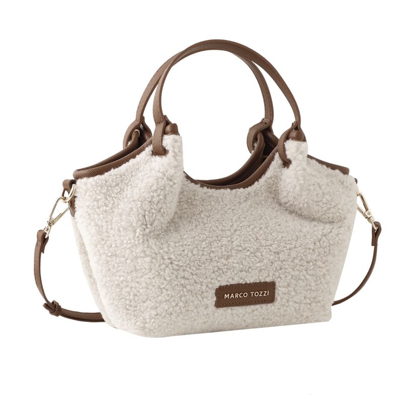 VESKE TEDDY - CREAM COMBI