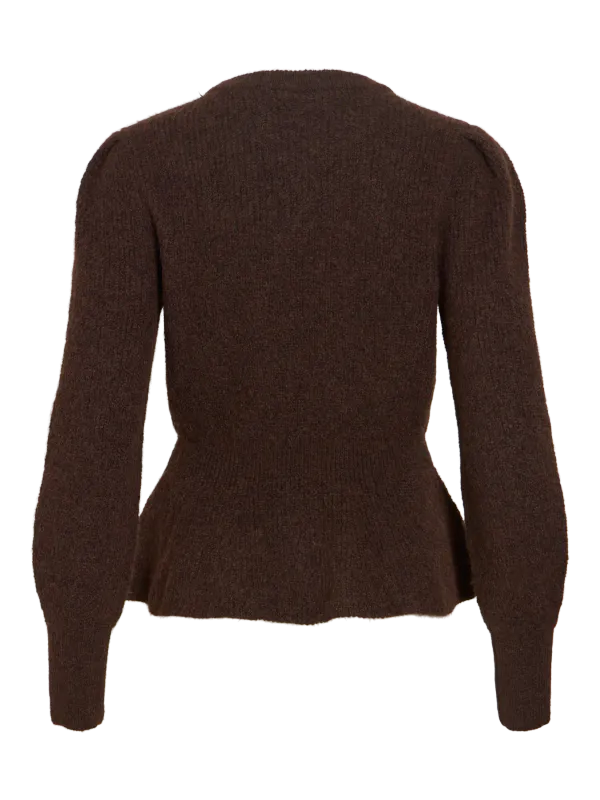 GRACIE PEPLUM GENSER - BRUN