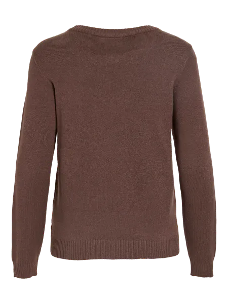 Hovedbilde VIRIL GENSER O-NECK - BRUN