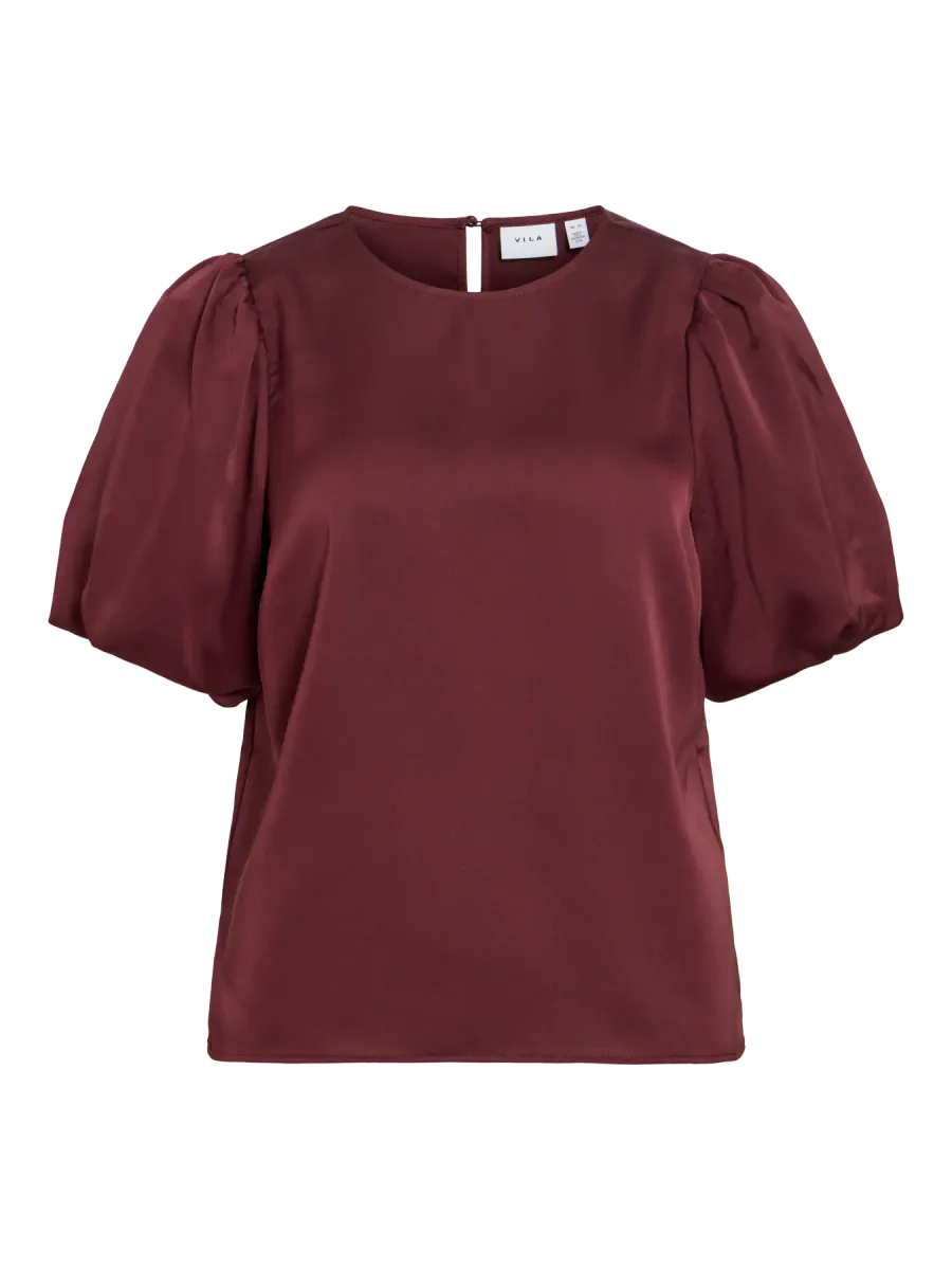 ELLETTE TOPP M/PUFFERM - PLOMME