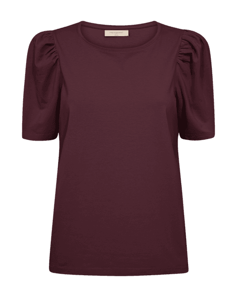 Hovedbilde FENJA T-SHIRT M/PUFFERM - PLOMME