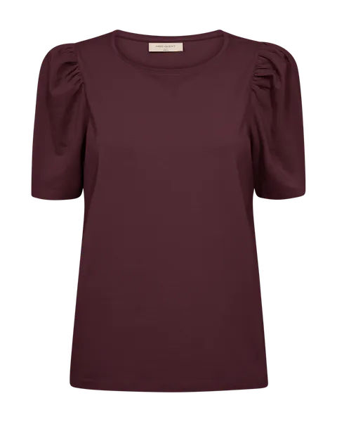 Hovedbilde FENJA T-SHIRT M/PUFFERM - PLOMME