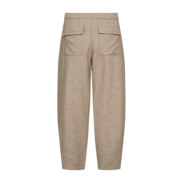 Hovedbilde LAVA LIN/VISCOSE BUKSE BALLON - SAND MELERT