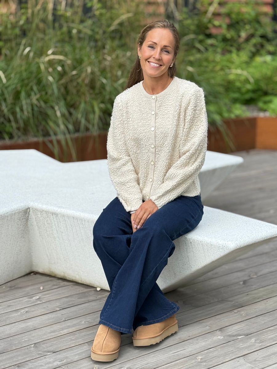 PAZA CARDIGAN / JAKKE - BIRCH