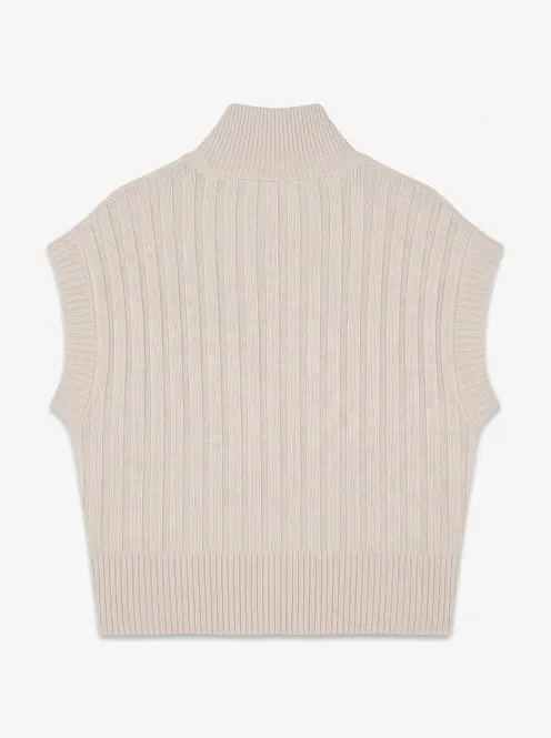 Hovedbilde BANG ZIP VEST - CREAM
