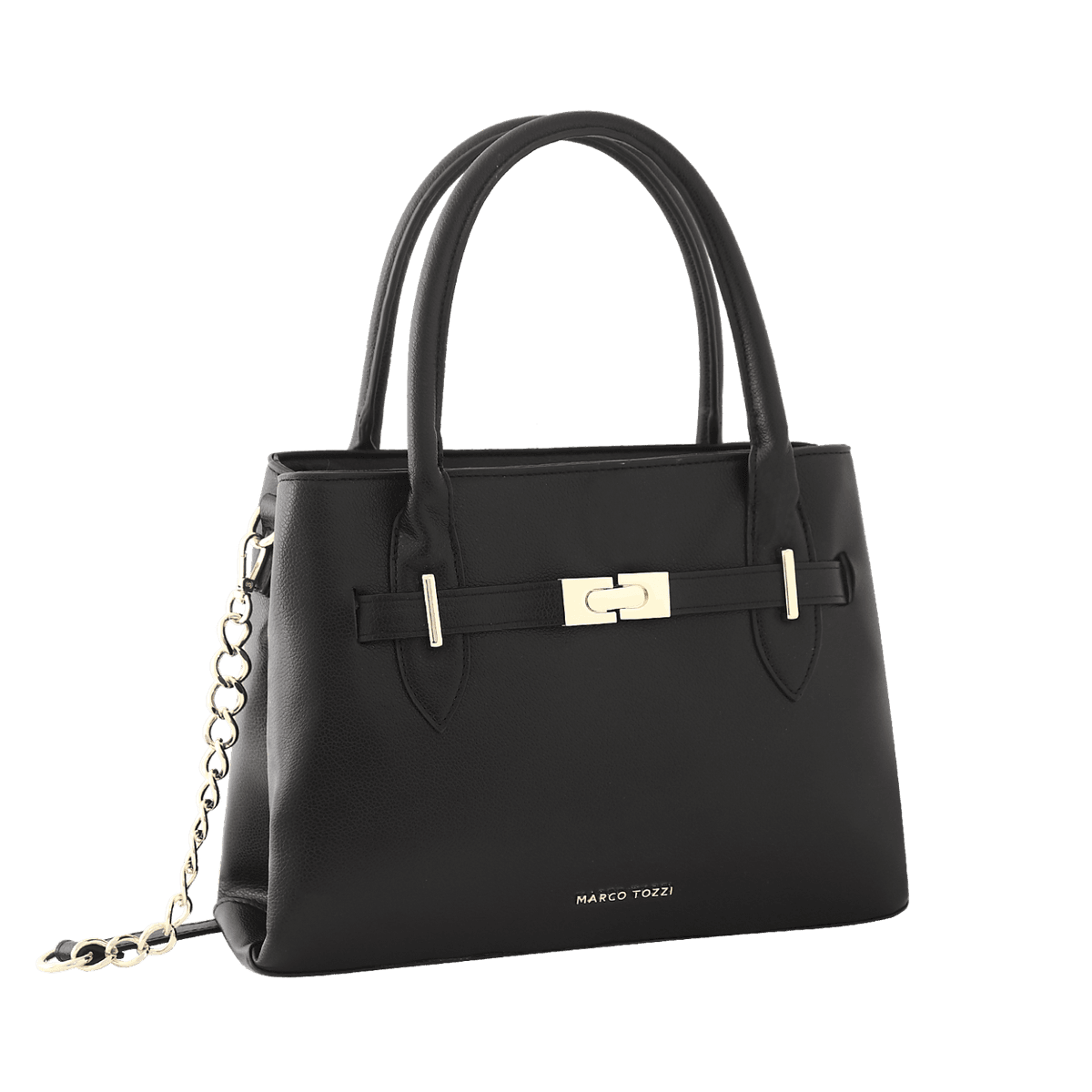 VESKE M/GULL DETALJER - SORT