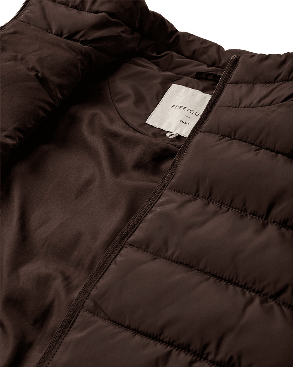 OLGA BOBLE VEST - BRUN