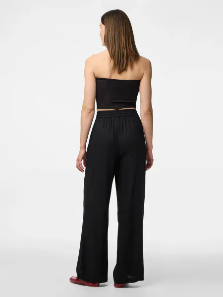 Hovedbilde PIA LIN/VISCOSE BUKSE - SORT