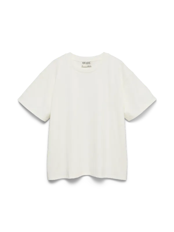 DALLAS OVERSIZED T-SHIRT - HVIT