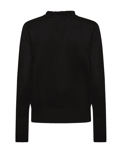 Hovedbilde KATIE GENSER FRILL & V-HALS - SORT