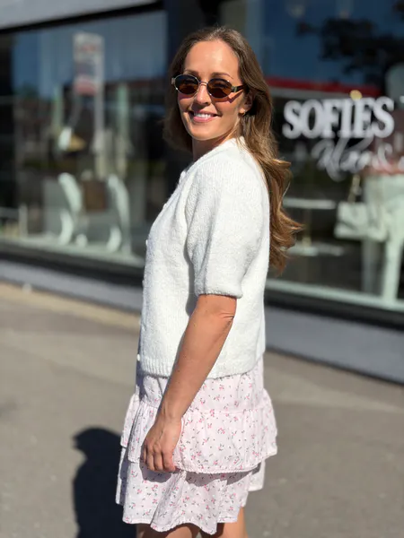 Hovedbilde KARA CARDIGAN 2/4 ERM - HVIT