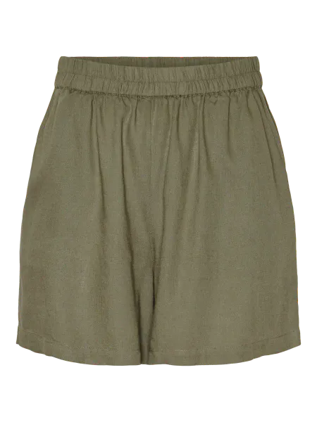 Hovedbilde PIA LIN/VISCOSE SHORTS - OLIVEN