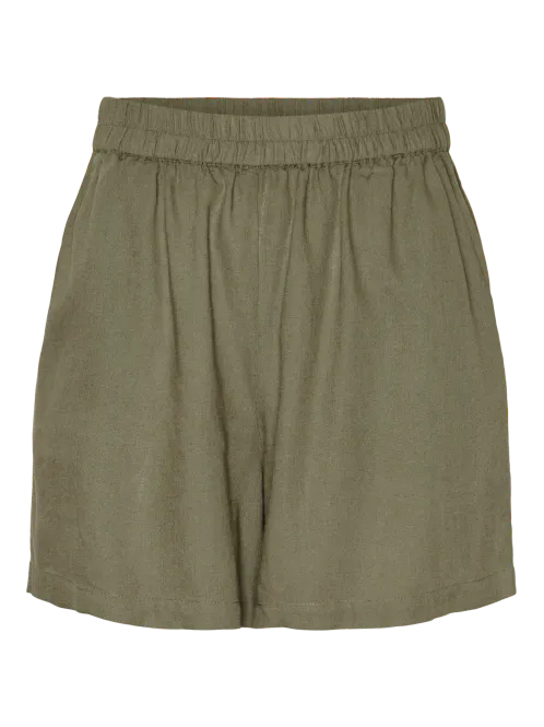 Hovedbilde PIA LIN/VISCOSE SHORTS - OLIVEN