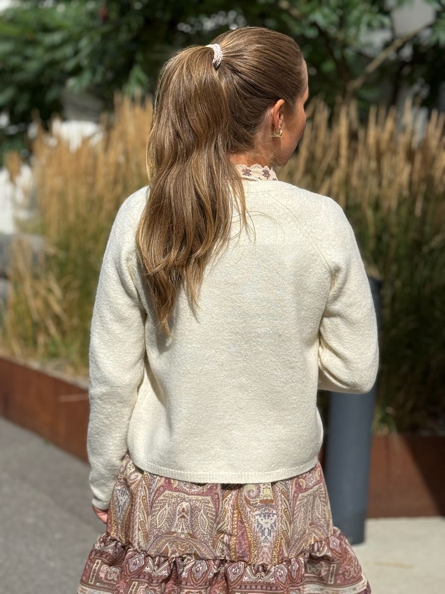 MAGALENE CARDIGAN - CREAM