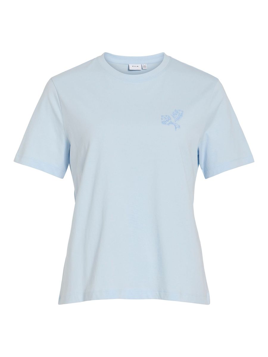 SYBILLA T-SHIRT - LYSBLÅ
