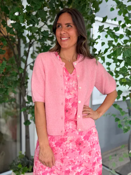 Hovedbilde KARA CARDIGAN 2/4 ERM - ROSA