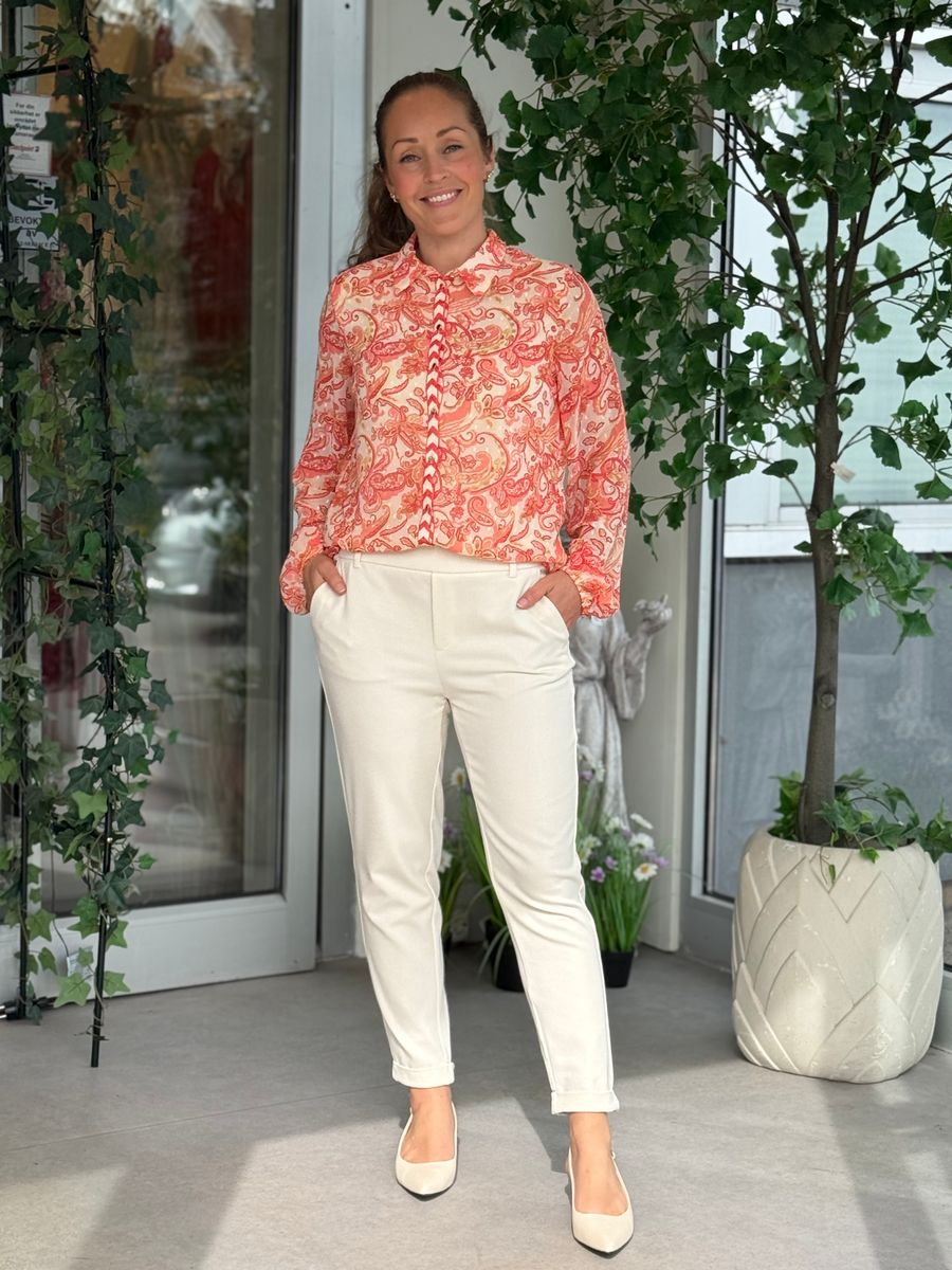 PRAYA BLUSE - CORAL PRINT
