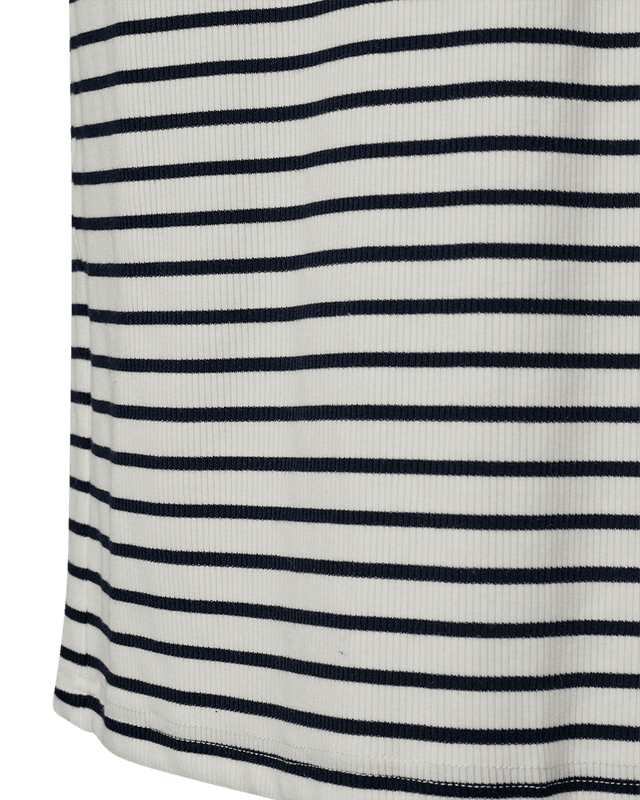 ZIA SKJØRT STRIPER - HVIT / NAVY