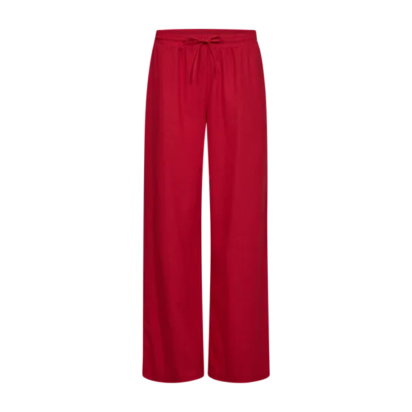 Hovedbilde LAVA LIN/VISCOSE BUKSE - RØD