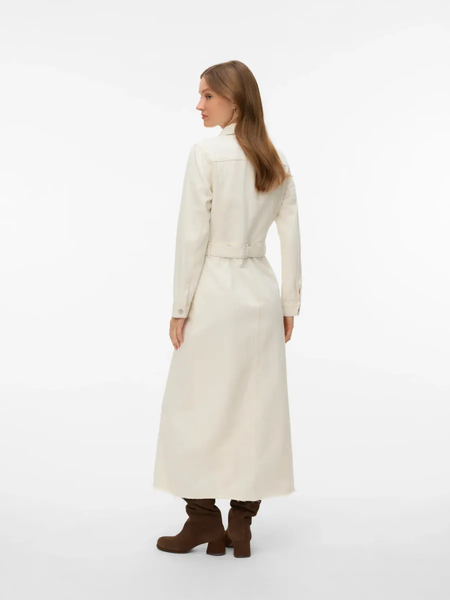MOLLY SKJORTEKJOLE - OFFWHITE