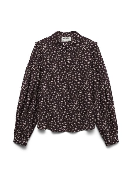 Hovedbilde NOELLE BLUSE M/BLOMSTER - BRUN/ROSA