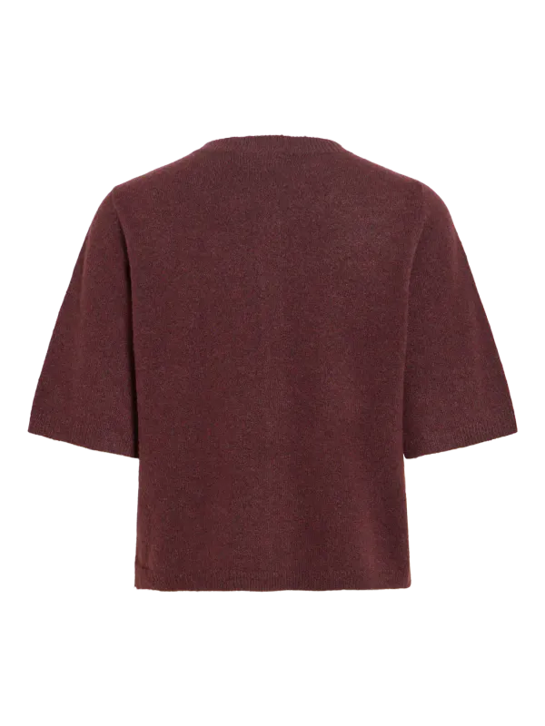 LIGA CARDIGAN 2/4 ERM - PLOMME