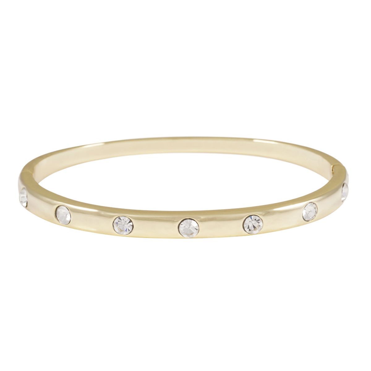 SNÖ OF SWEDEN - DOMINO CRYSTAL ARMBÅND - GULL/KLAR
