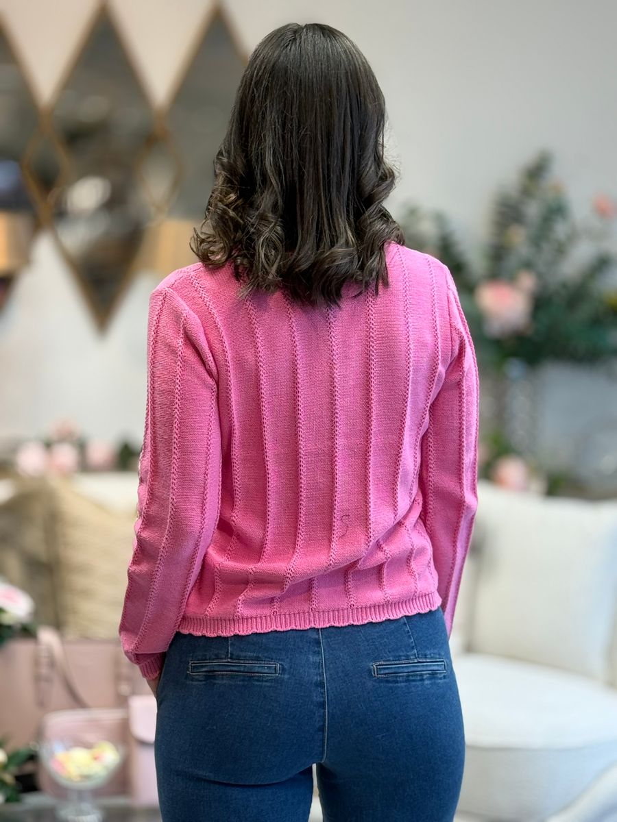 MORA CARDIGAN - ROSA