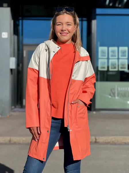 Bilde av ILSE JACOBSEN REGNJAKKE RAIN 112B - ORANGE