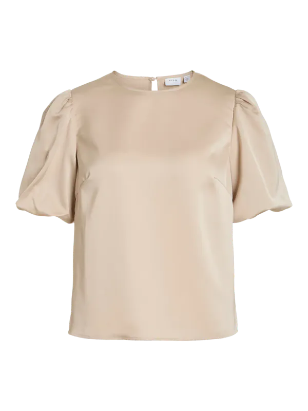 ELLETTE TOPP M/PUFFERM - CHAMPAGNE