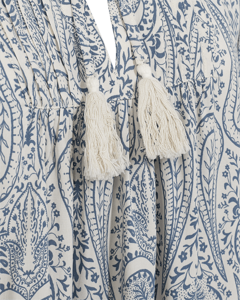 Hovedbilde ADNEY BLUSE - SAND / VINTAGE BLUE