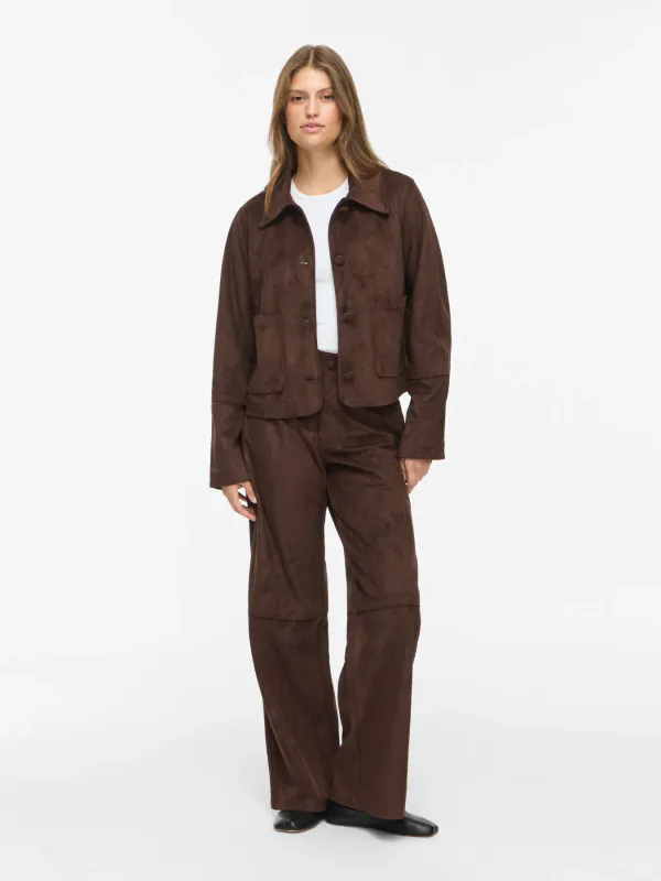 OLUNA SEMSKET LOOK JAKKE - BRUN