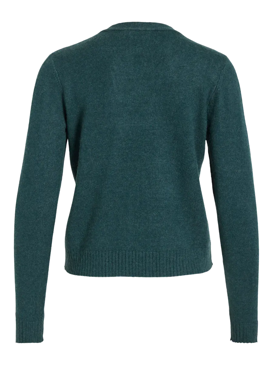 VIRIL SHORT CARDIGAN - SMARAGDGRØNN