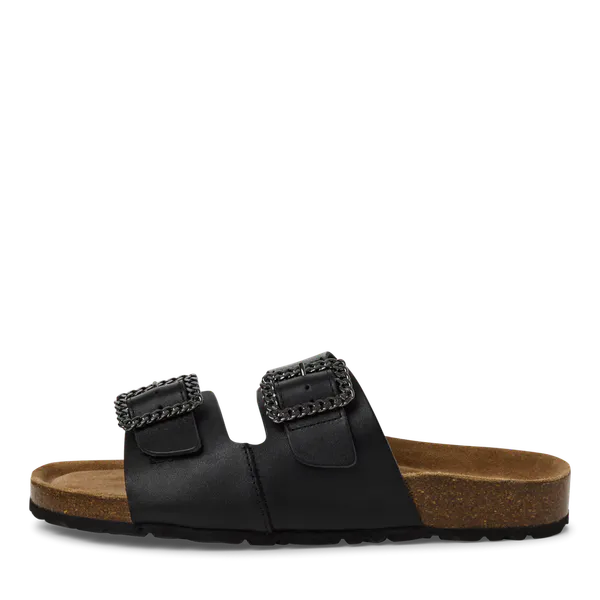 Bilde av SANDAL I SKINN - SORT